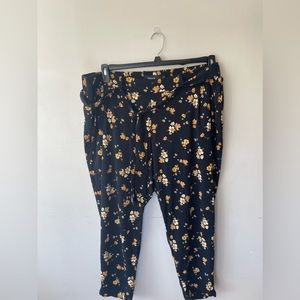 Torrid floral dress pants size 4X
